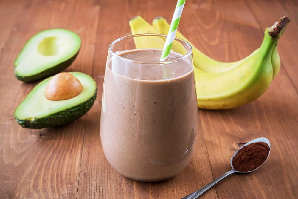 The Best Healthy Chocolate Peanut Butter Smoothie You Will Ever Have! Learn how you can make this recipe on Avenlylane.com
