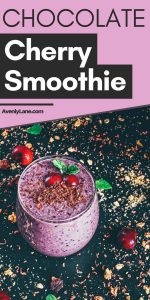 Chocolate Cherry Smoothie Recipe