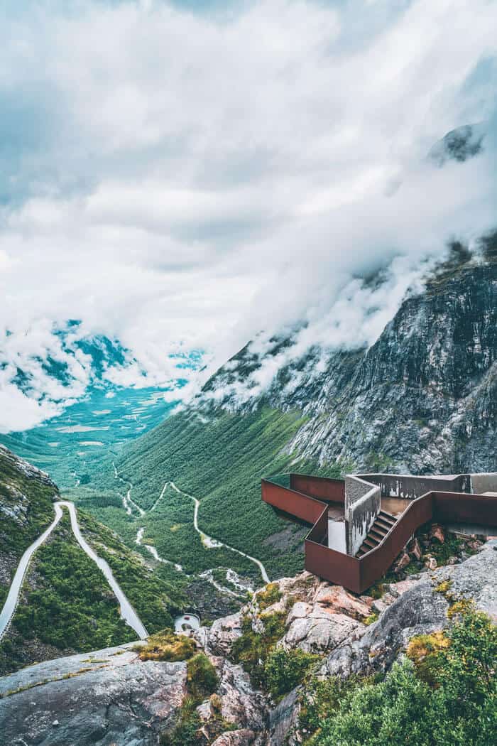 The “Troll’s Ladder”, Trollstigen Mountain Road. Travel photography and amazing photos of Norway! #norway