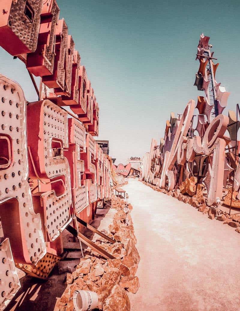 Neon Museum & Graveyard in Las Vegas. 