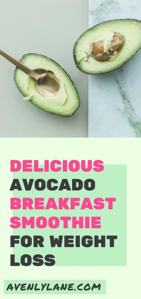 Avocado Breakfast Smoothie For Weight Loss Avocado Breakfast Smoothie For Weight Loss