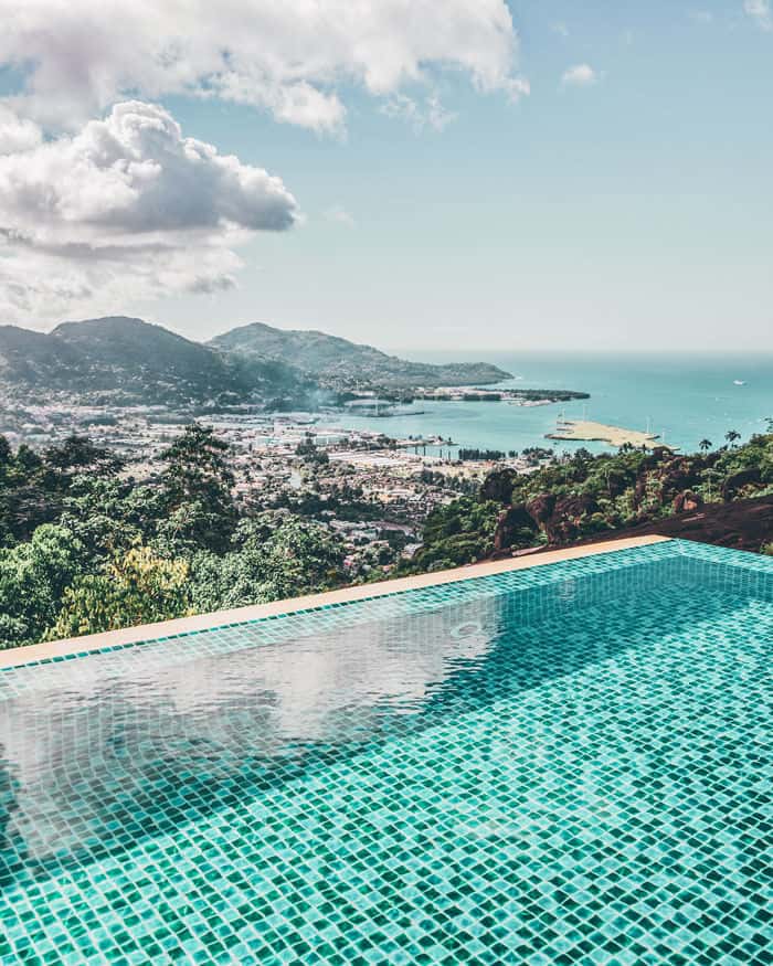 Seychelles Islands resort hotel pool!