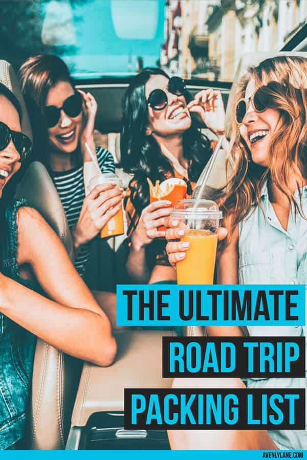 The Ultimate Road Trip Packing List. #roadtrip #packinglist #vacation #avenlylane