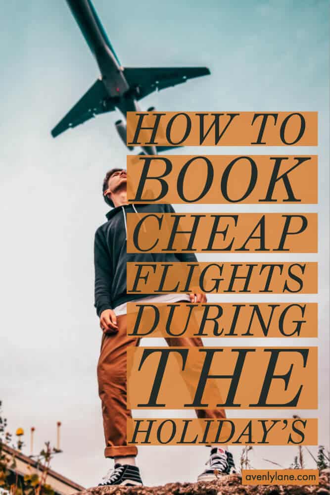 How to save money and book cheap flights to anywhere during the holidays this year! #travel #traveltips