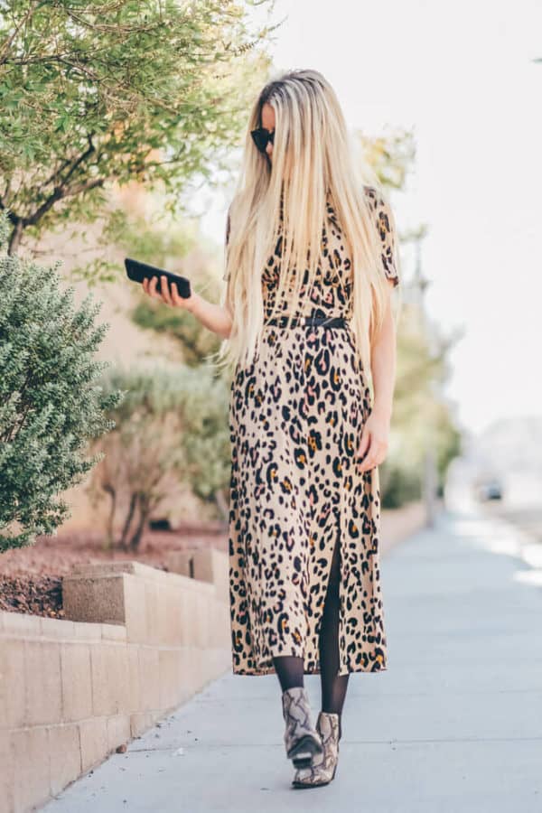 You have to add this leopard print dress to your fall must haves! No fall outfit will be complete without a leopard dress! www.avenlylane.com #avenylanefashion #avenlylane #fallfashion #falloutfits #outfits #dresses #leopardprint #ootd