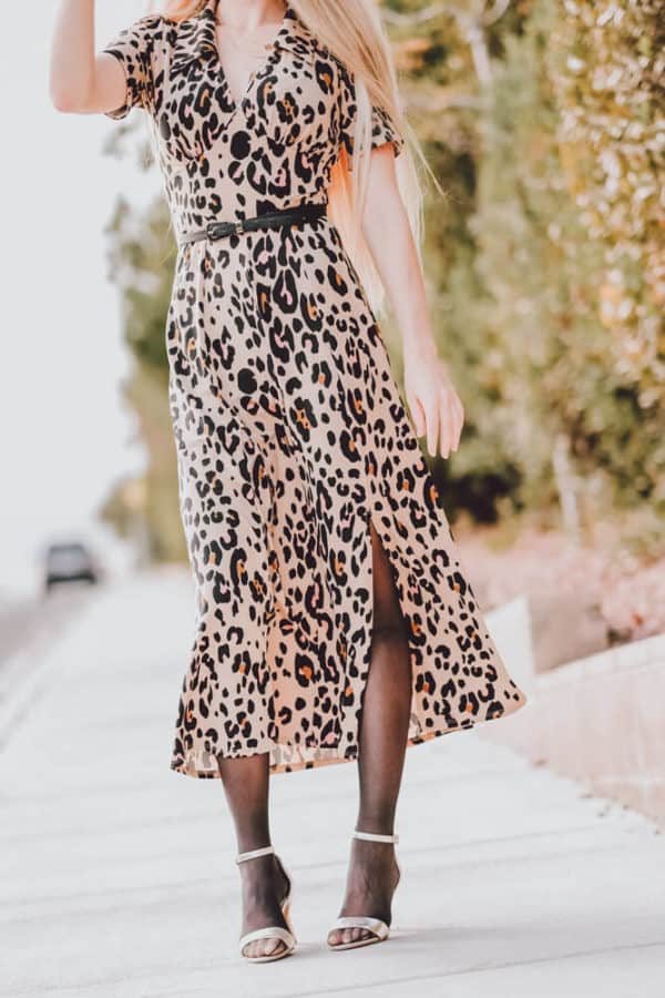 My Favorite Must Have Fall Dress to Wear with Tights. Leopard is a major fall trend this year and I couldn't be happier about it! I love finding new ways to style these fall dresses and wearing them with tights and heels or boots makes for the perfect fall or winter outfit! Let me know what you think on www.avenlylane.com | #AVENLYLANE #dress #dresses #falloutfits #falldresses #fallstyle #styleinspiration #style #outfits #fashion #fallfashion 