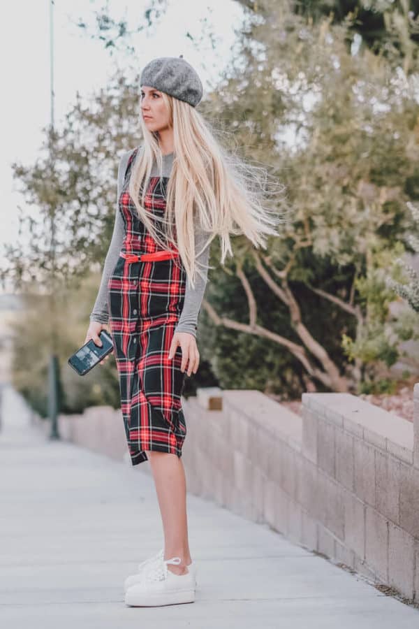 This Cute Plaid Dress Outfit is Perfect for Fall. Let me know what you think of this fall trend on www.avenlylane.com | #AVENLYLANE #dress #dresses #falloutfits #falldresses #fallstyle #styleinspiration #style #outfits #fashion #fallfashion 