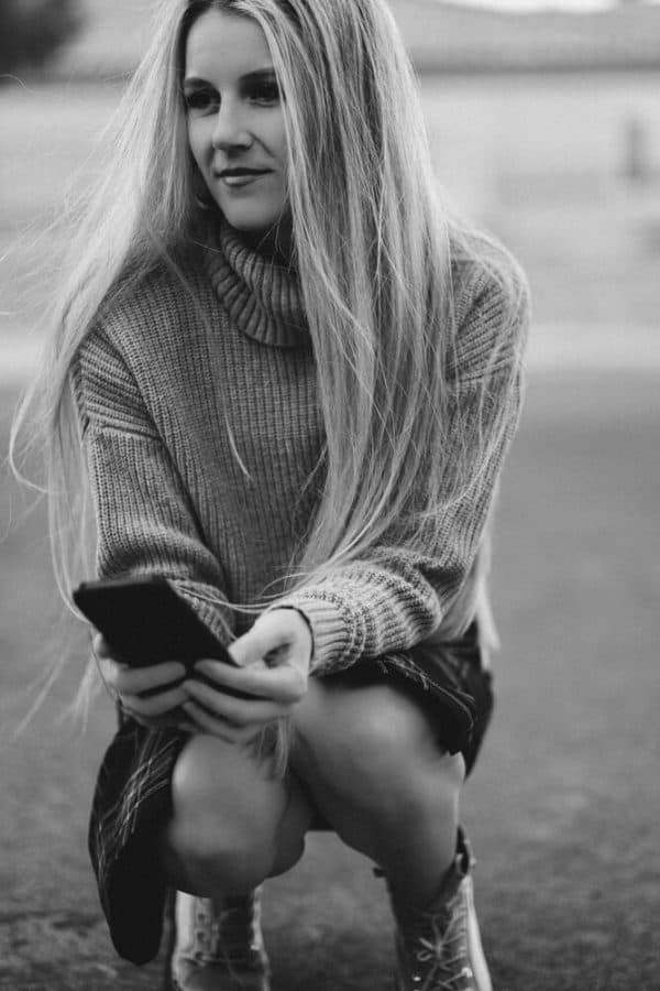 The Perfect Sweater, Plaid Dress and Boots Combo