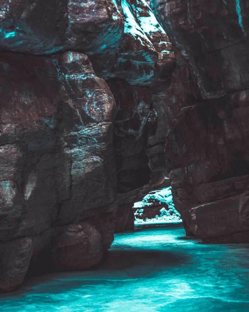 Maligne Canyon Trail in Jasper National Park