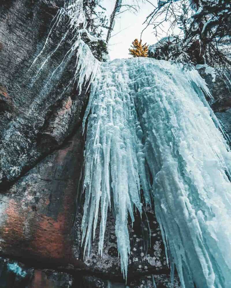 Maligne Canyon Trail in Jasper National Park.