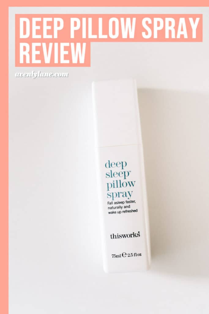 This (Really) Works Deep Sleep Pillow Spray Review